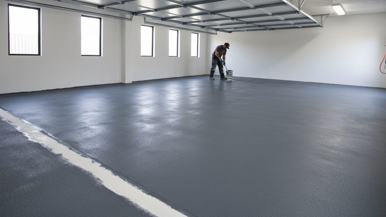 Garagenboden beschichten – ölbeständig & strapazierfest