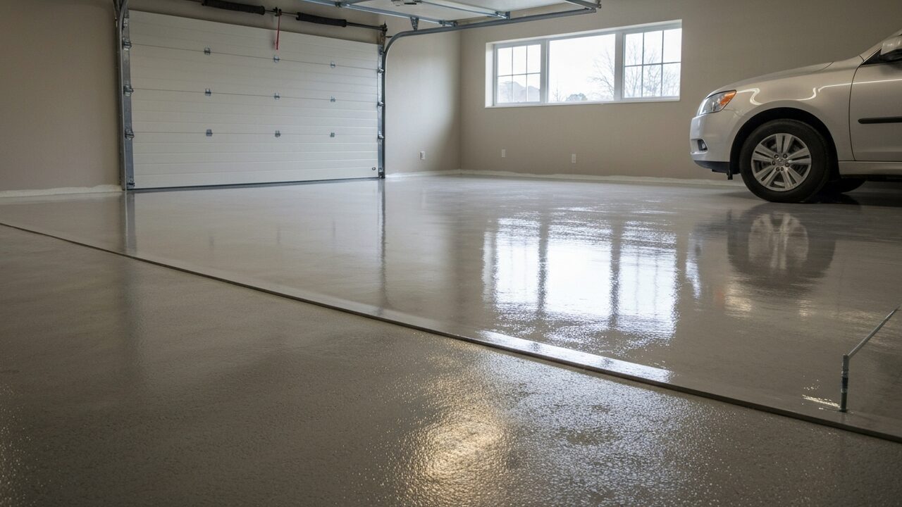 Epoxidharz Boden – Garagenboden & Kellerboden beschichten