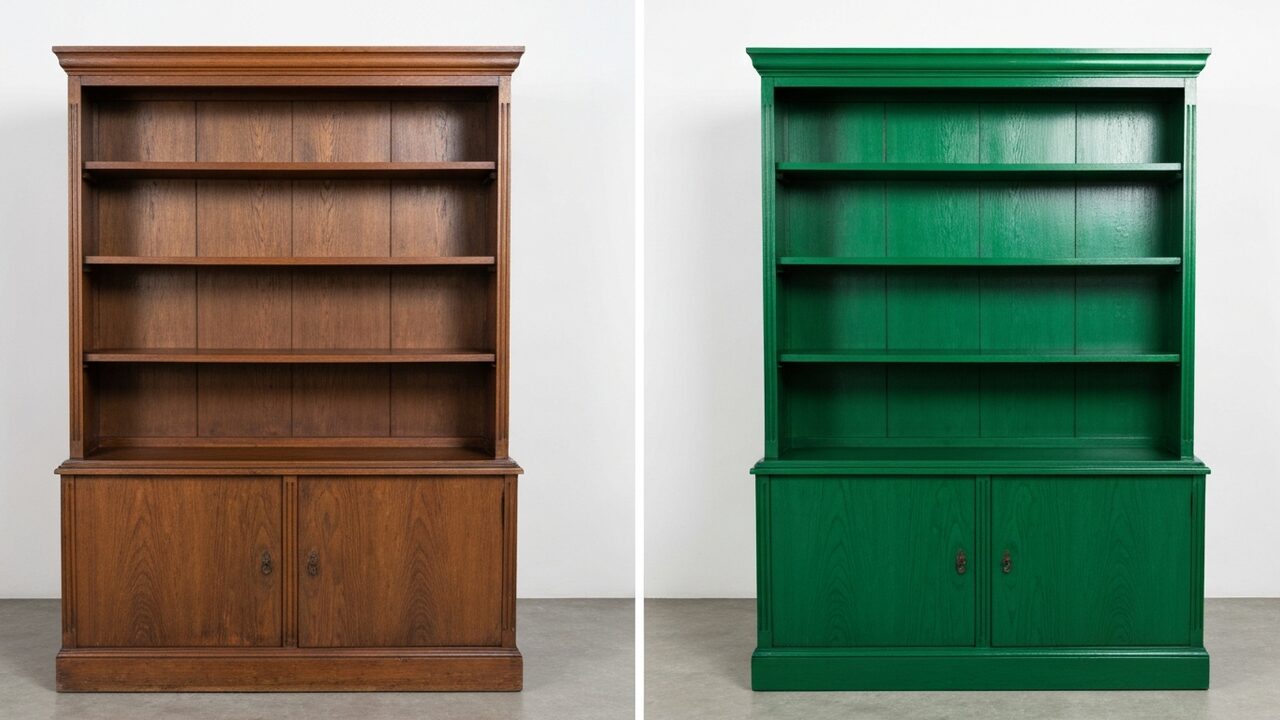 Holz streichen: Die richtige Farbe für Fenster, Türen & Möbel