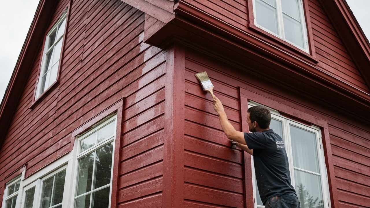 Holzschutzfarbe für Außen – Fassade, Zaun, Carport
