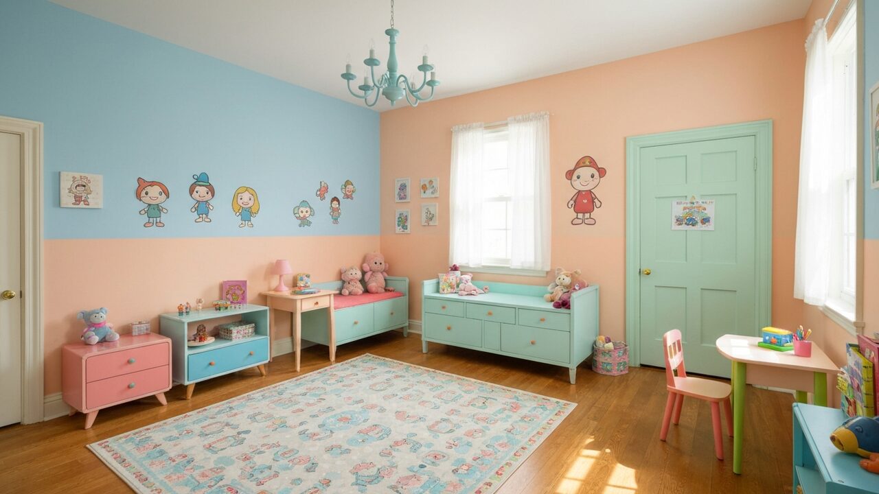 Kinderzimmer streichen – schadstofffreie Farben & Ideen