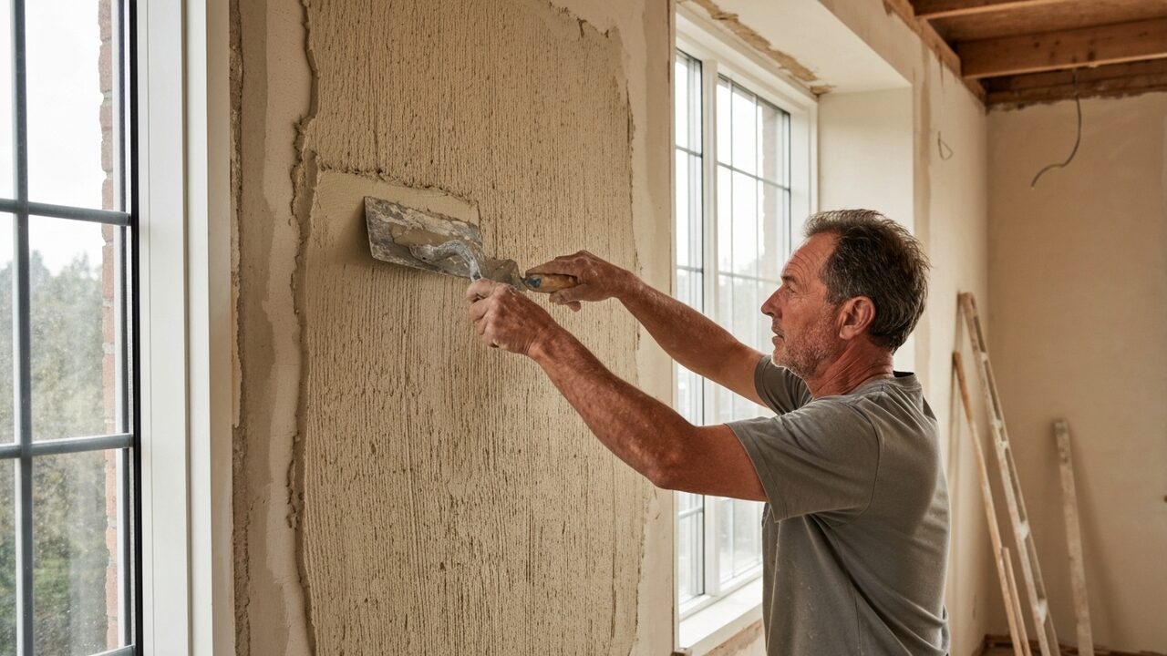 Wand verputzen: Unterputz & Oberputz richtig auftragen